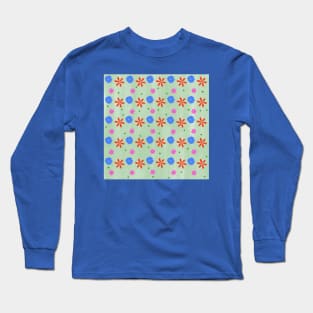 Flowery pattern Long Sleeve T-Shirt